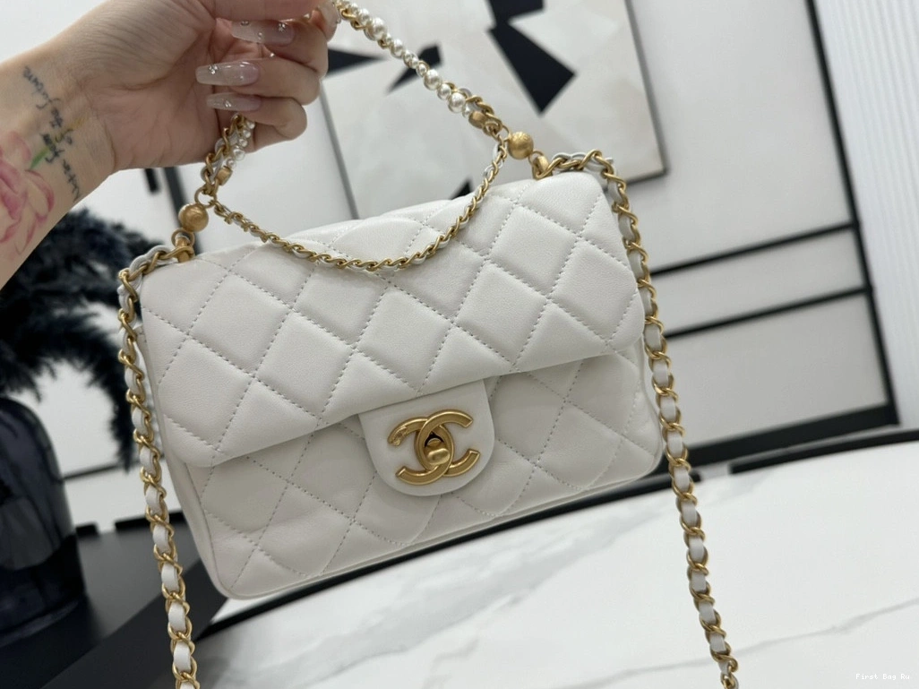 Firstbag Ru CHANEL BAG-14.5x19.5x7.5cm FLAP 0801